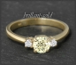 Preview: Brillant Ring 585 Gold 0,62ct; Lupenrein